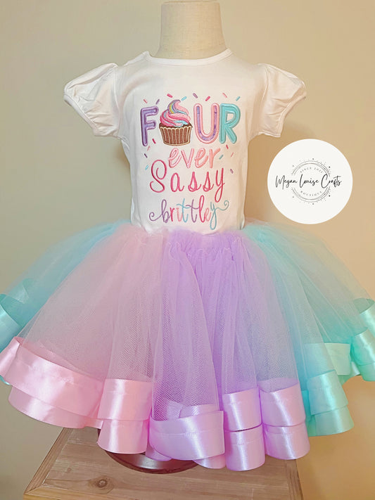 Four Ever Sassy Birthday Outfit