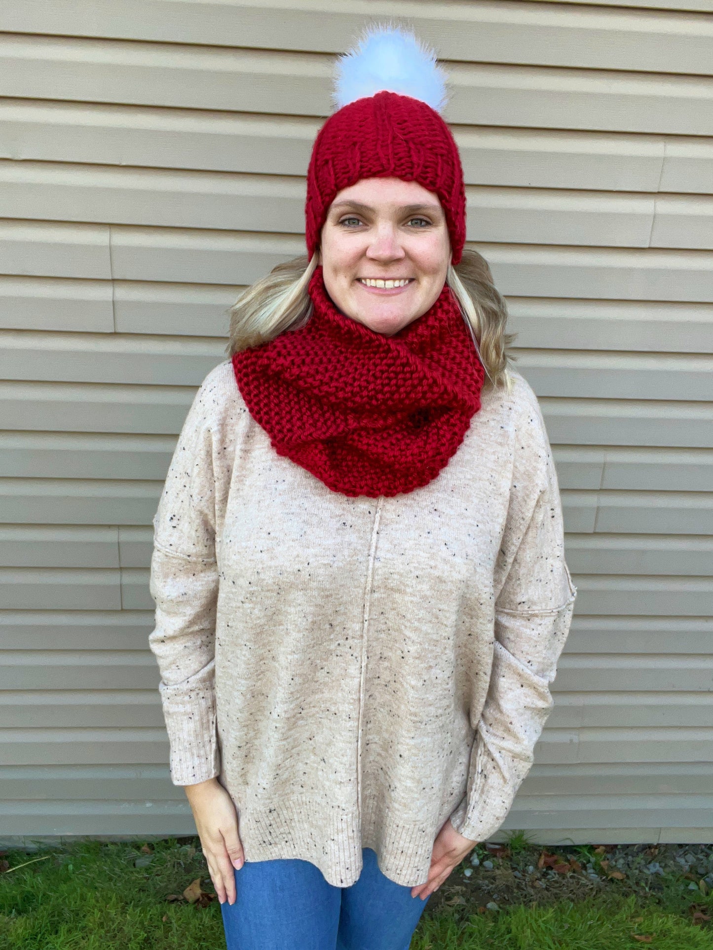 Red Hat and Scarf Set