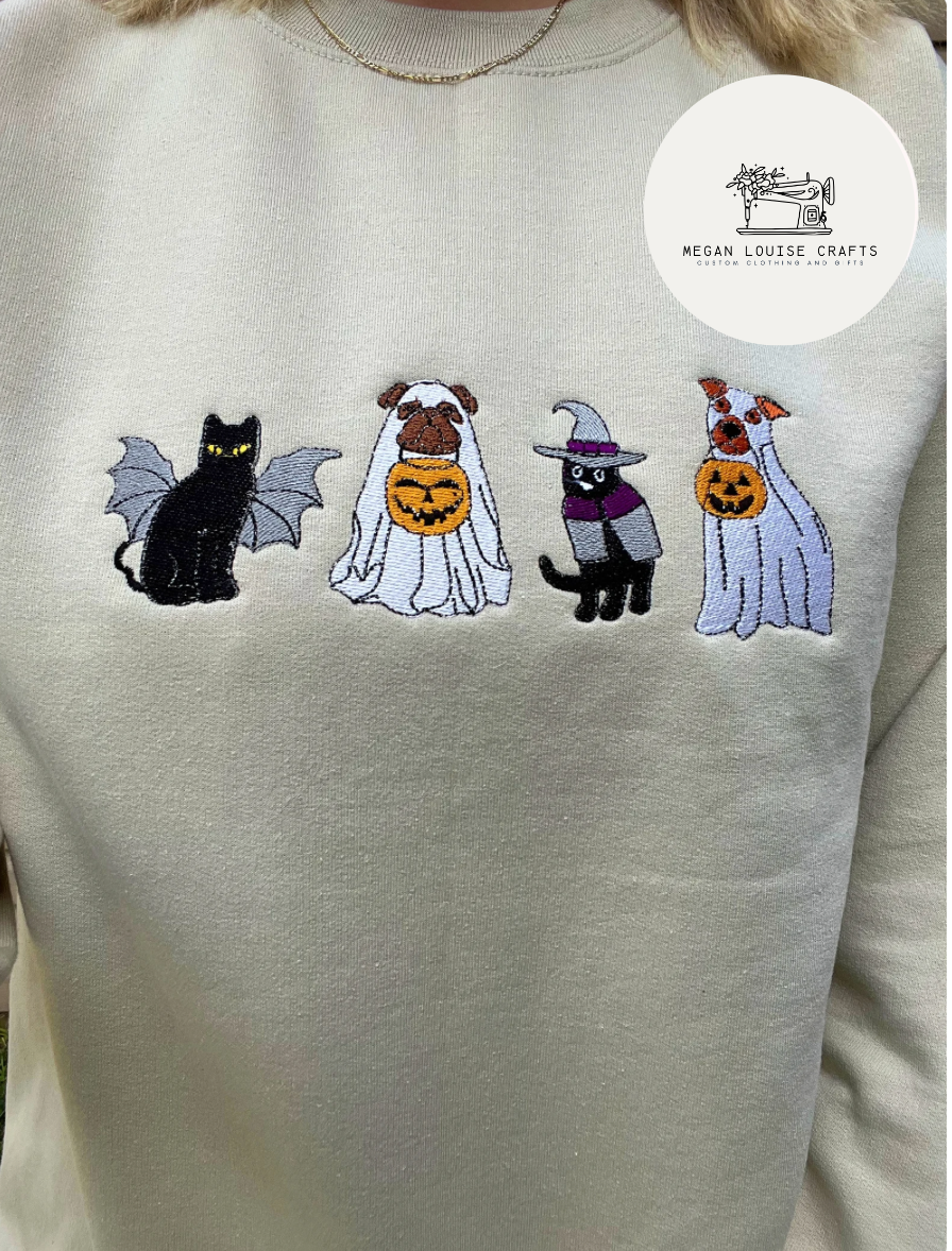 Cats Halloween Sweatshirt