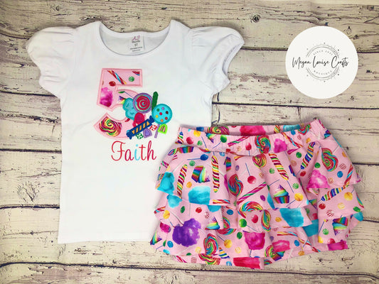 Numbered Sweet Themed Outfit