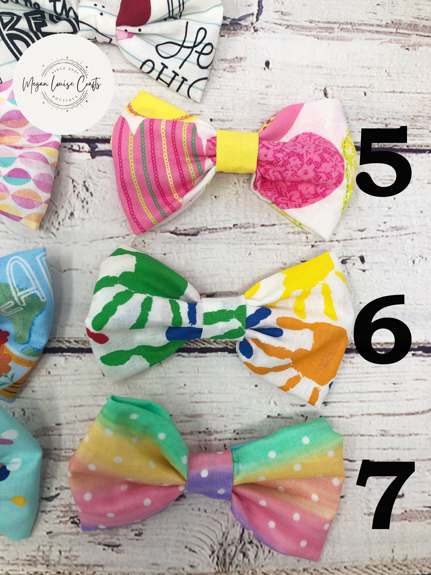 Back to School Hair Bows