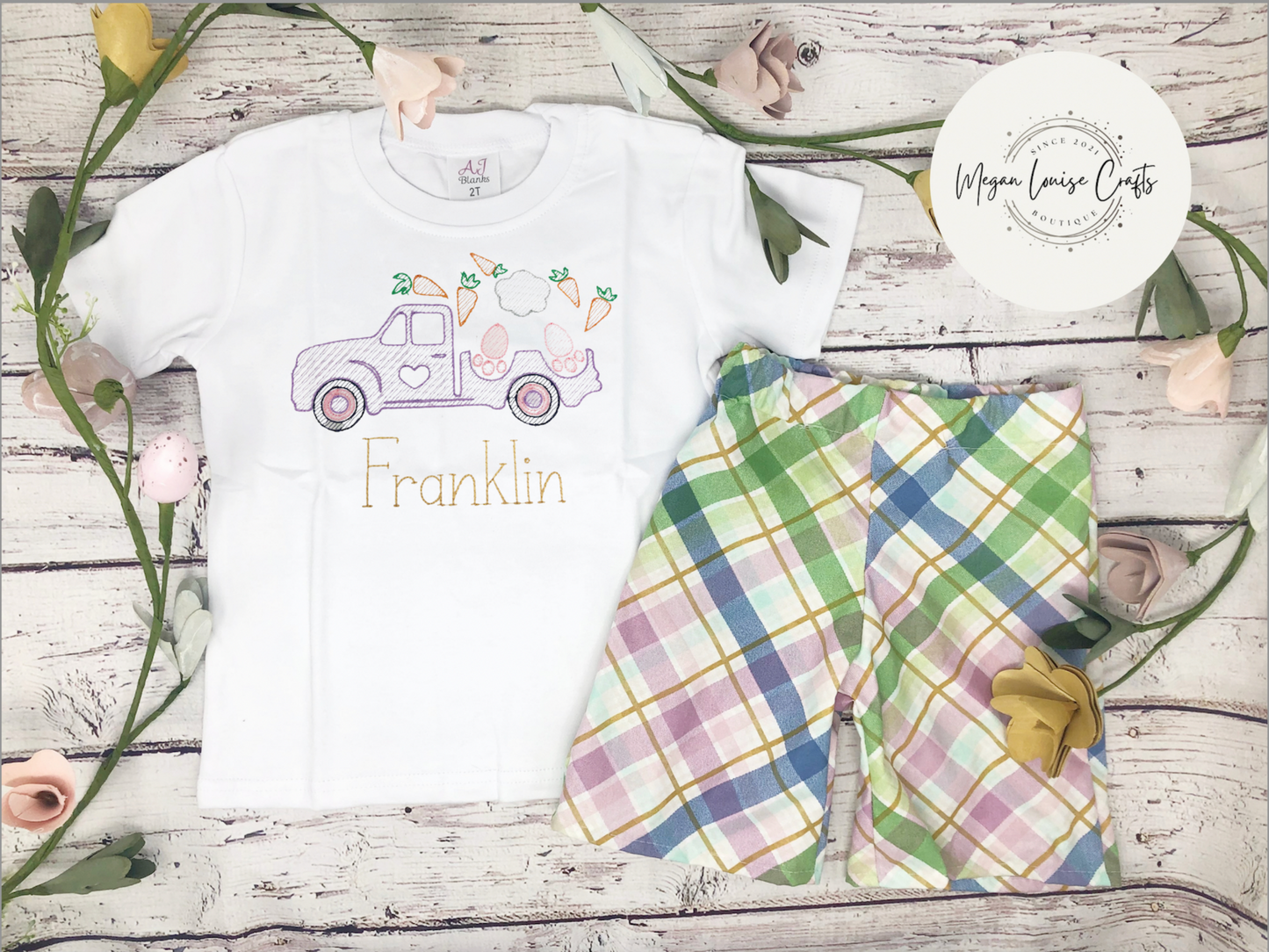 Boys Truck Easter Outfit