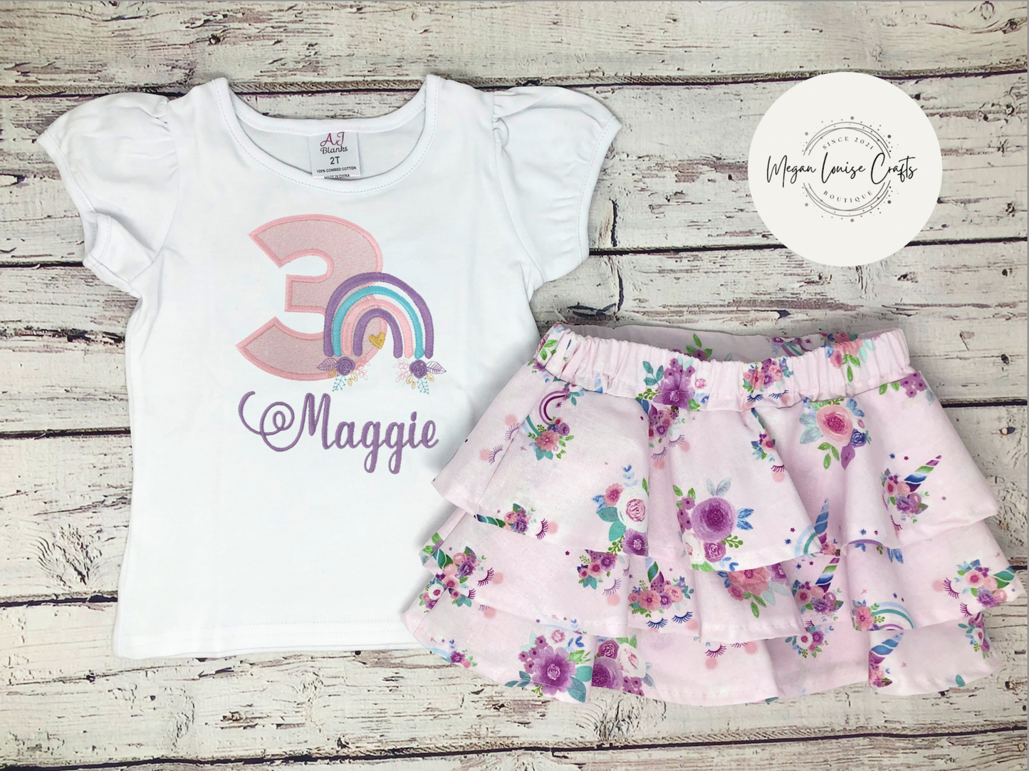 Rainbow Birthday Outfit