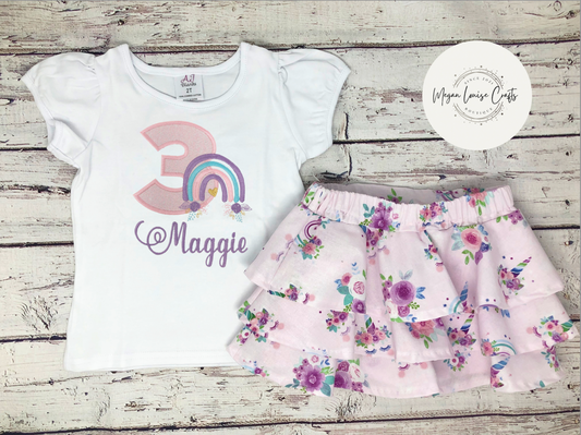 Rainbow Birthday Outfit