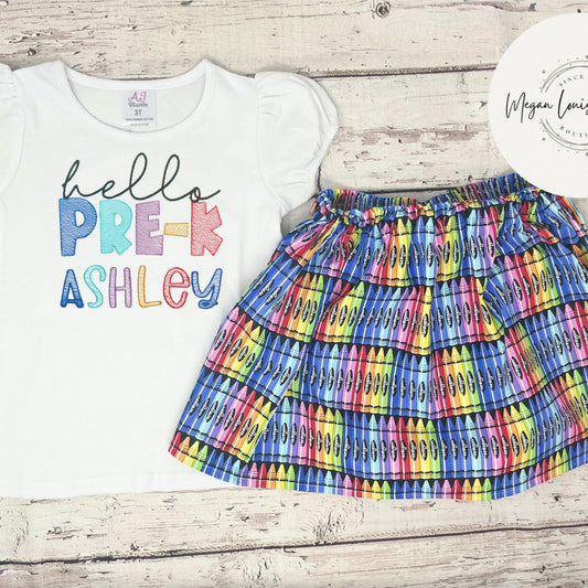Hello Pre-K Outfit