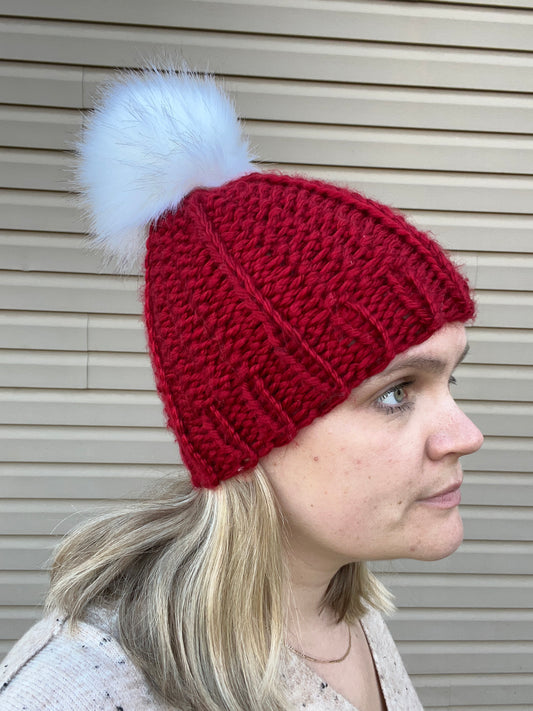 Red Knit Hat