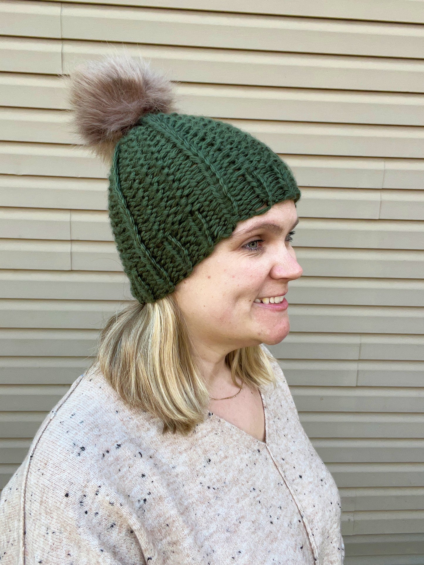 Green Knit Hat