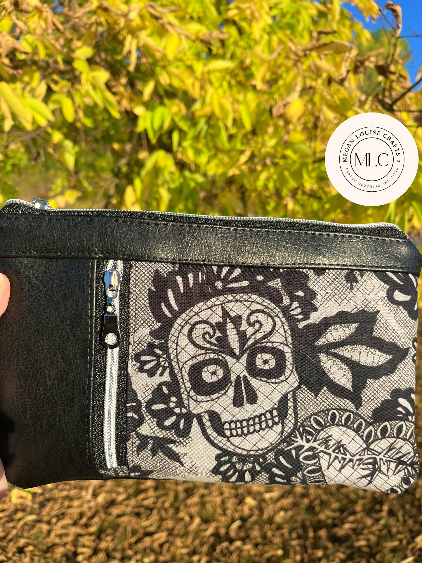 Spooky Clutch, Halloween Clutch Wallet