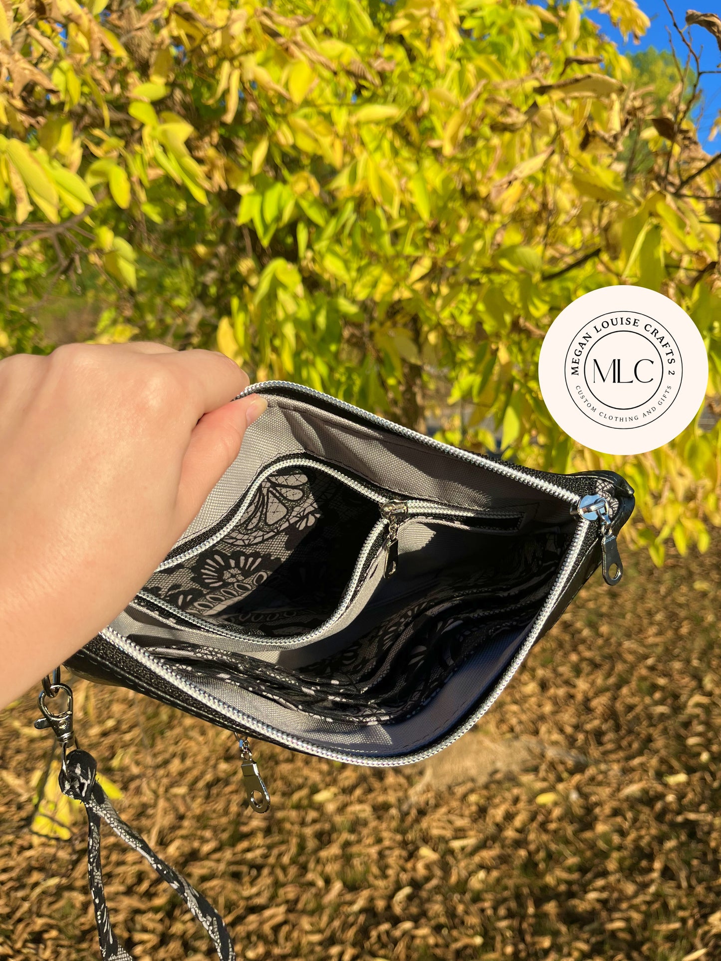 Spooky Clutch, Halloween Clutch Wallet