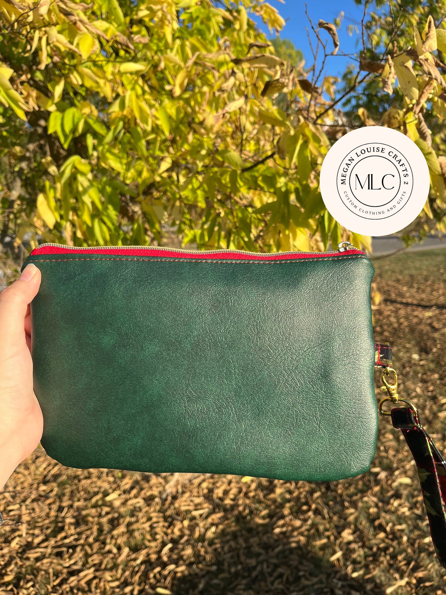 Christmas Clutch, Winter Clutch Wallet