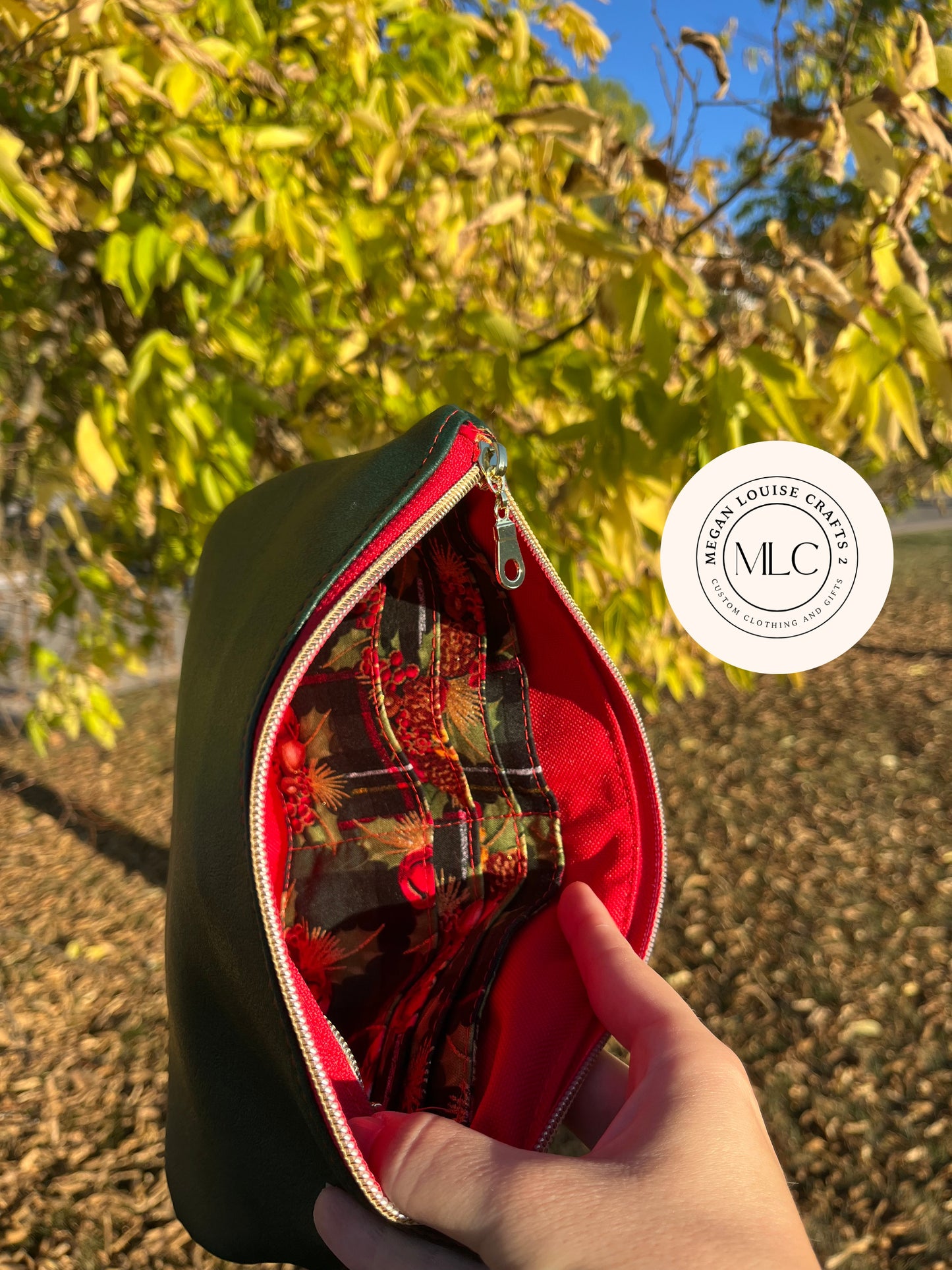 Christmas Clutch, Winter Clutch Wallet