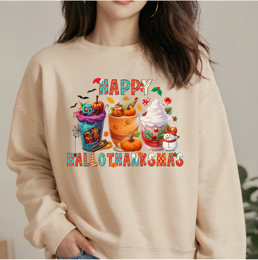 Happy Hallothanksmas Sweatshirt