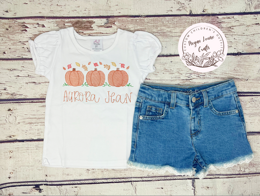 October Fall Kids Shirt