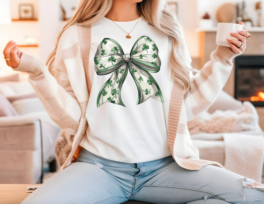 St. Patrick's Coquette Bow DTF Transfer