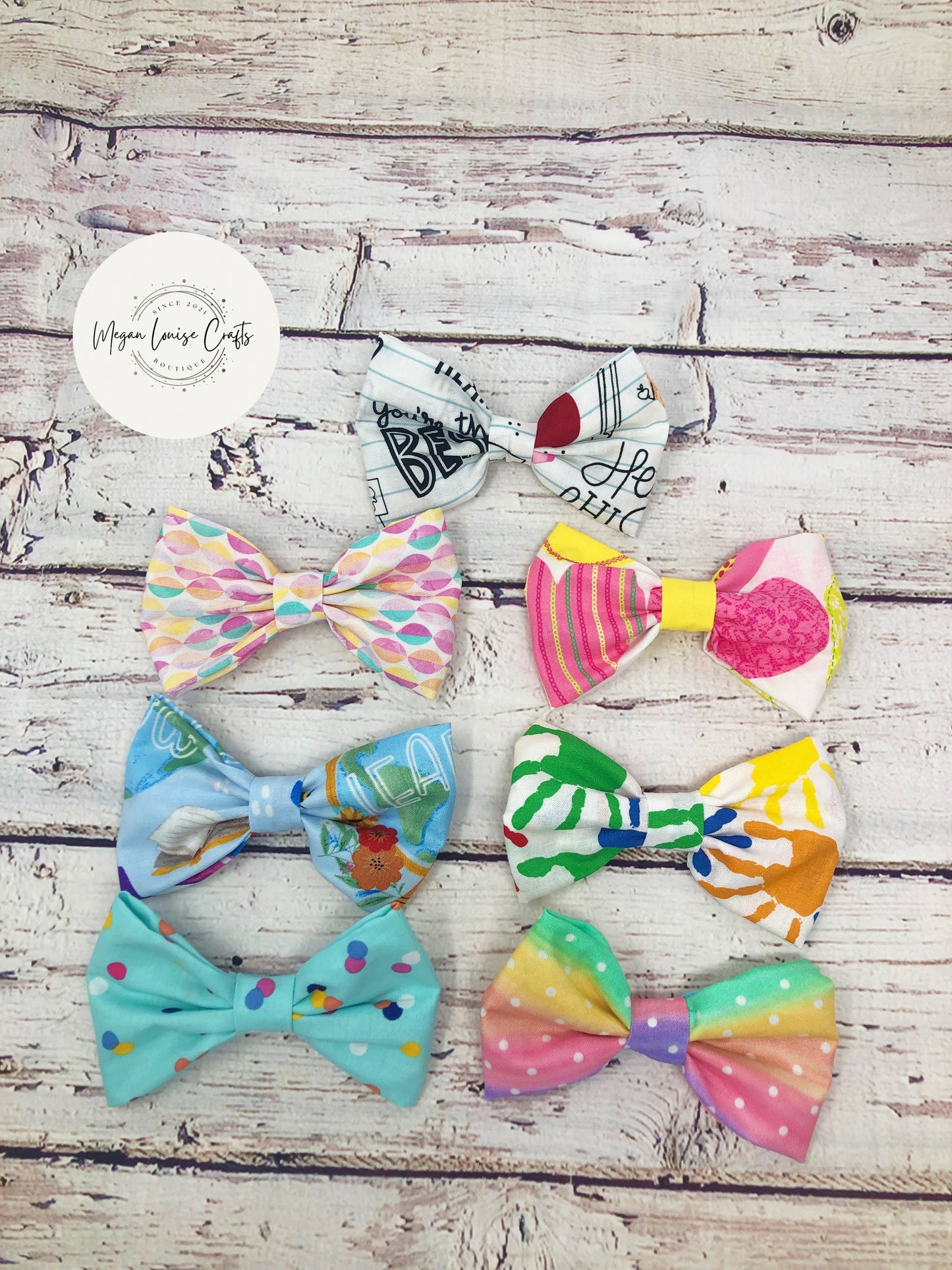 Back to School Hair Bows